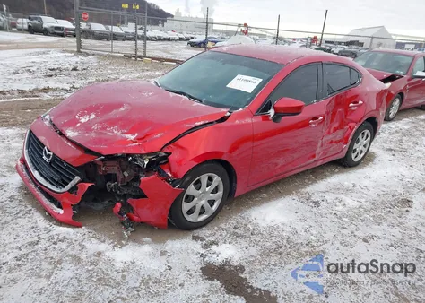 2017 Mazda Mazda3 Sport z USA, uszkodzony, nr VIN 3MZBN1U78HM134610